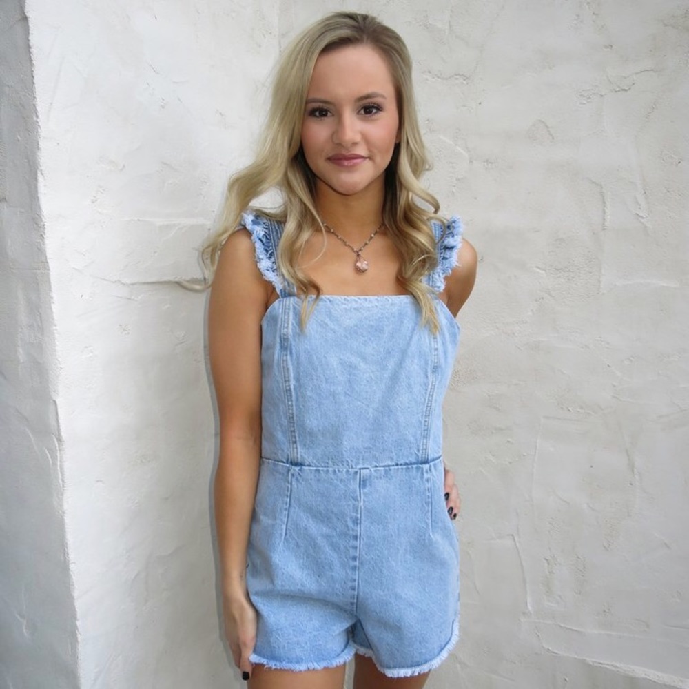 Denim romper BRAND NEW NEVER WORN